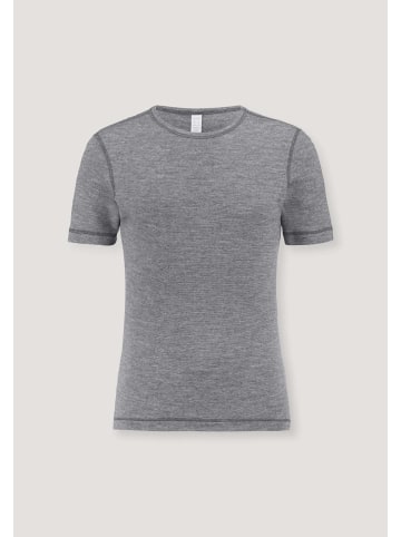 Halbarm-Funktionsshirt in anthrazit