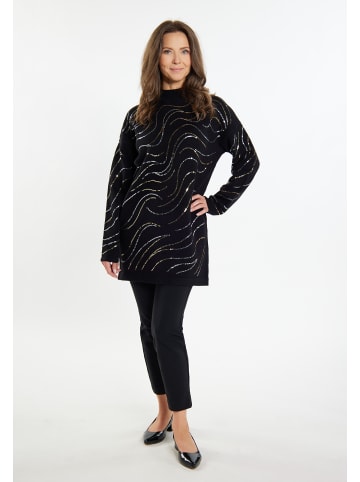 Damen Strick Pullover in Schwarz