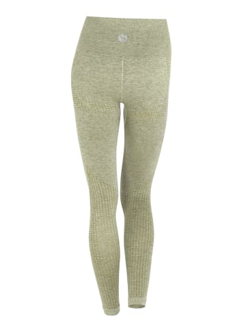 Sport Leggings High Waist in gruen melange