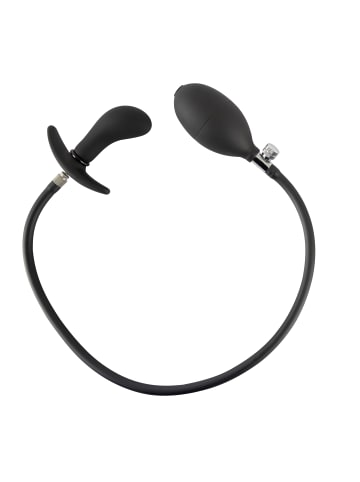 aufblasbarer Analplug Inflatable Plug in schwarz