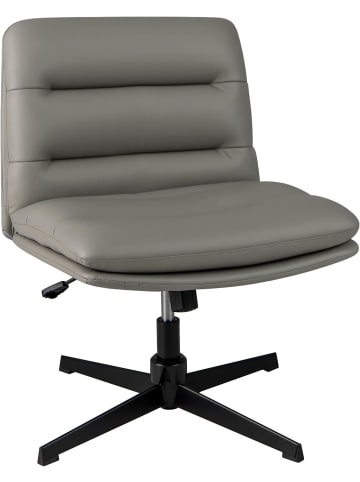 Schneidersitz Stuhl in Grau