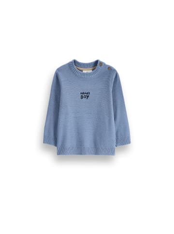 Strickpullover in blau