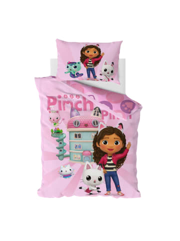 Baby Bettwäsche-Set "Gabby's Dollhouse, Pinch Pinch" in Rosa