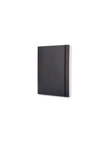 Notizbuch mit weichem Einband, Kariert "Classic" in Schwarz
