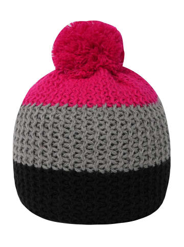 Strickmütze Charlie in pink-anthra