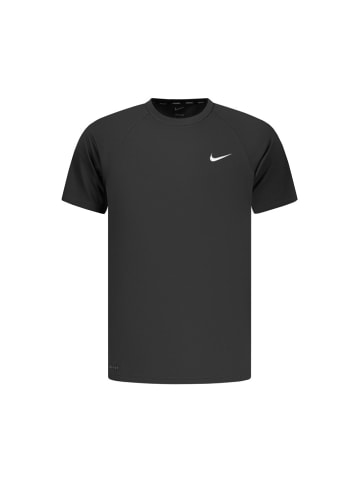 Schwarz Polyester Herren T-Shirt
