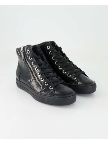 Schnürstiefeletten in Schwarz