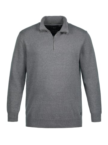 Pullover in grau melange