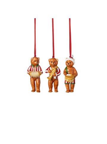 3-tlg. Ornamente-Set Nostalgic Ornaments in Bunt