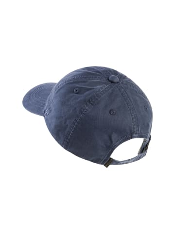 Cap aus reiner Baumwolle in Dunkelblau