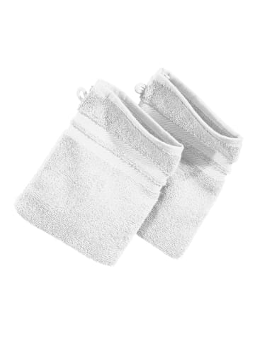 Bio Waschhandschuh 2er-Pack Tübingen in weiß