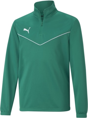 Pullover "TeamRISE 1/4 Zip Top Jr" in Grün