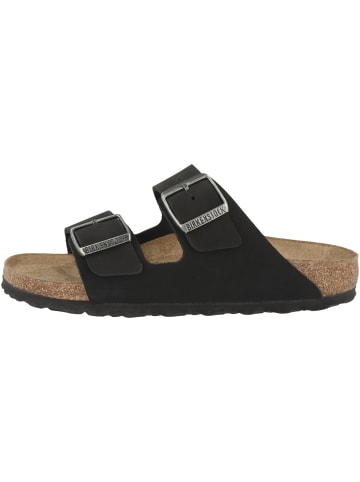 Sandale Arizona SFB Nubukleder Weichbettung schmal in schwarz