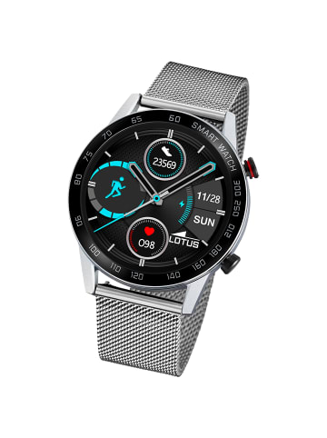 Digital-Smartwatch Lotus Smartwatch silber groß (ca. 45mm)