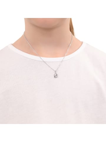 Kette mit Anhänger Silber 925, rhodiniert in Silber