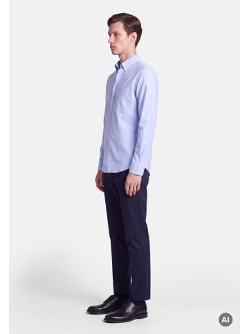 Casual Hemd Regular in Mittelblau