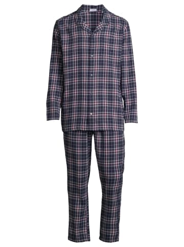 Schlafanzug Flanell in Total eclipse