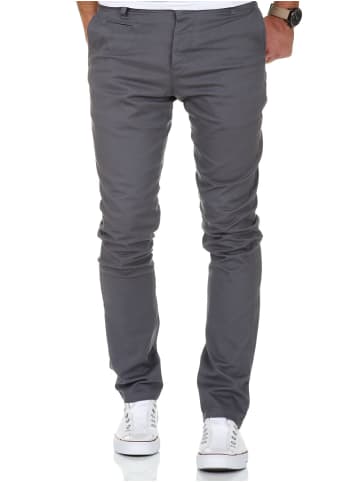 Slim Fit Chino mit Stretch ATLANTA in Dunkelgrau
