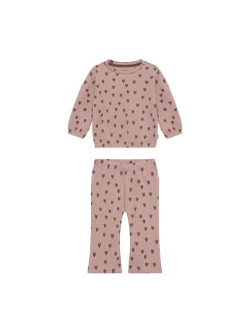 Set T-Shirt Mit Hose in Adobe Rose