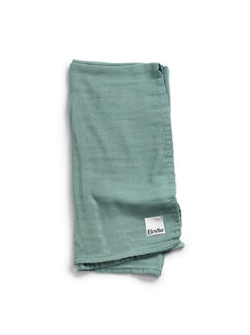 Bambus Musselin Decke - Mineral Green in Grün 80 x 80