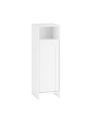 Wäschekorb-Schrank in Reinweiß - (W) 30 x (H) 97 x (L) 30 cm