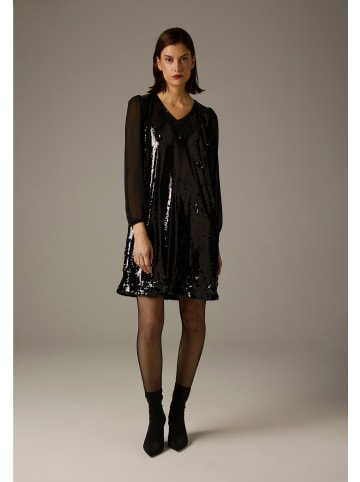 glitzerndes Partykleid, Pailletten in black