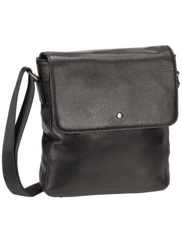 Schultertasche Black Magic Shoulder Bag With Flap in Black