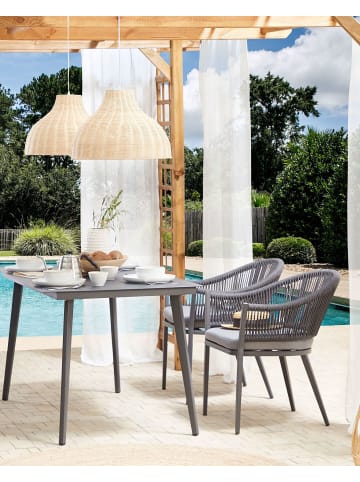 4er-Set Sessel MILETO in Grau