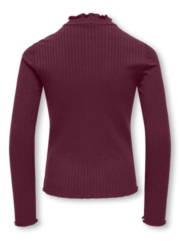 Langarmshirt Slim Fit Kogfransiska in fig