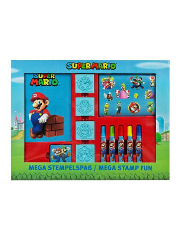 Super Mario Mega-Stempelset – Kreativer Stempelspaß für Kinder in Blau