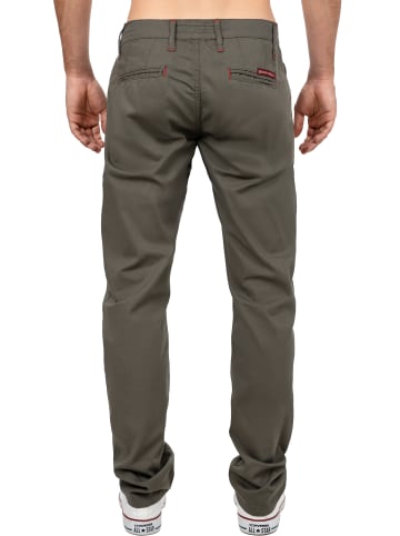 Herren Regular Fit Hose Mid Waist in Khaki
