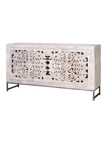 Sideboard aus Mangoholz in White