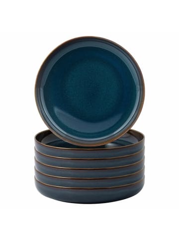 6er Set Suppenteller Crafted in Denim ø 21,9 cm
