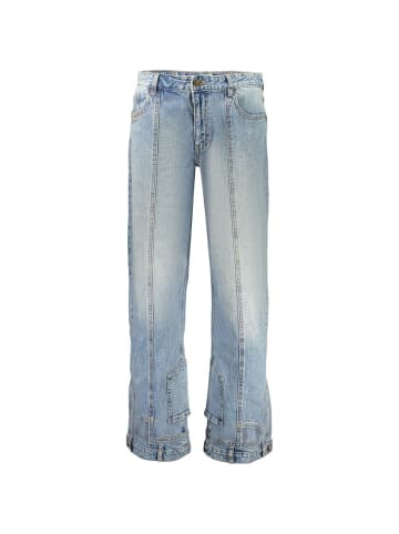 Blau Baumwolle Damen Jeans