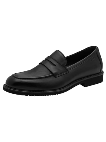 Slipper in BLACK LEATHER