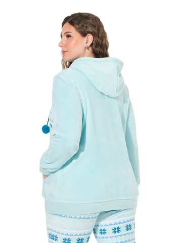 Sweatjacke in baby blau