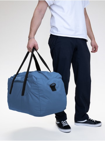 Faltbare Reisetasche, 55 L faltbar wasserfest RipStop-Stoff in Dunkelblau