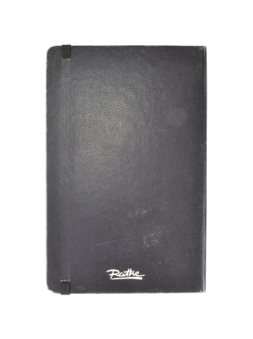 Ralph Ruthe Notizbuch Hardcover liniert mit Gummiband 13 x 21 cm in schwarz