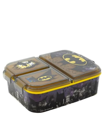 Batman Kinder Brotdose – Lunchbox mit 3 Fächern & tollem Design in Schwarz