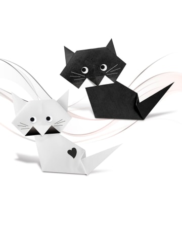 Origami Papier Duo "BLACK&WHITE", 80g, 15 x 15 cm, 100St. - ab 3 Jahren
