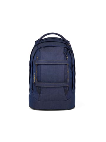 Satch pack Schulrucksack Set Denim Blue