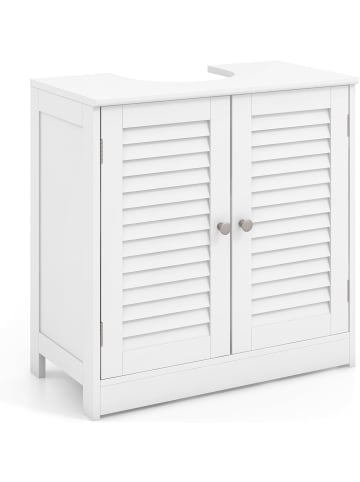 Waschbeckenunterschrank 60 x 30 x 60 cm in Weiß