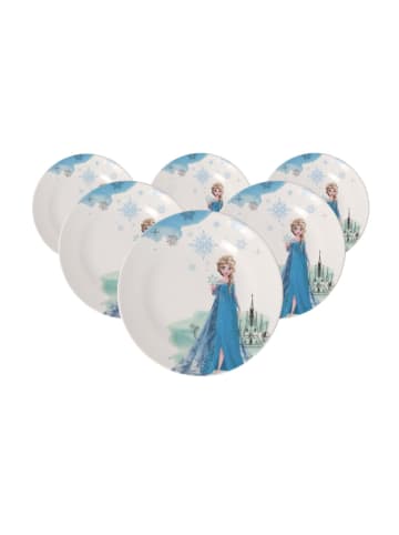 6er Set Kinderteller Disney Frozen in Bunt ø 21,5 cm