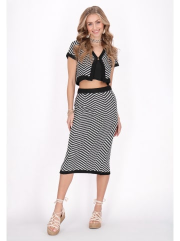Women Skirt in black white