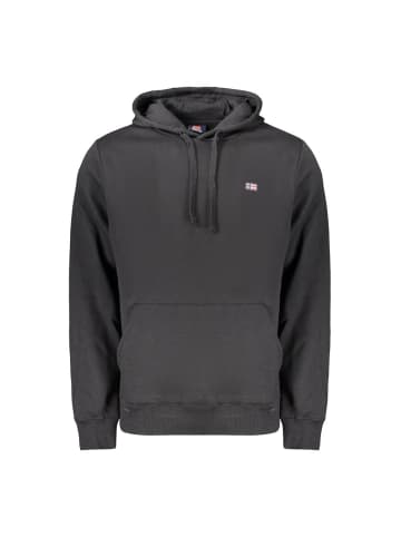 Schwarz Baumwolle Herren Sweatshirt