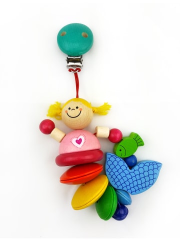 Clipfigur "Nixe" in Bunt