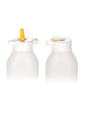 Dosierflasche PRESTO 250 ml, 4 Tüllen in weiß