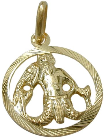 Anhänger 15mm 9Kt GOLD in gold