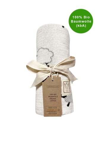 Babydecke Strick Sheep natural combo