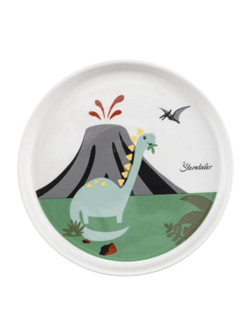 Porzellan Geschirr-Set DINO Rexi in weiß